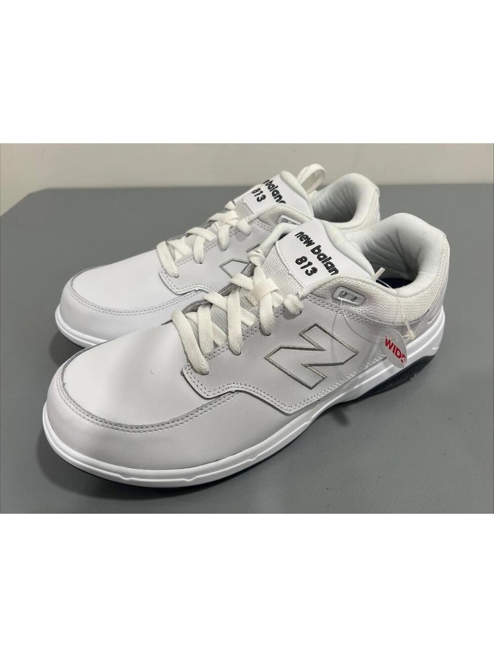 NEW WITH BOX New Balance Men's White & Gray Sneakers SIZE 11 E WIDE